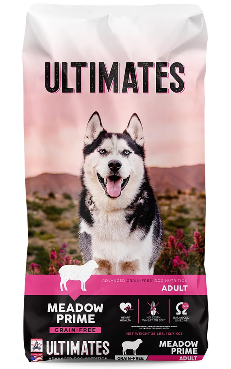 Ultimates Meadow GrainFree Prime Lamb & Potato Dry Dog Food, 28 lb