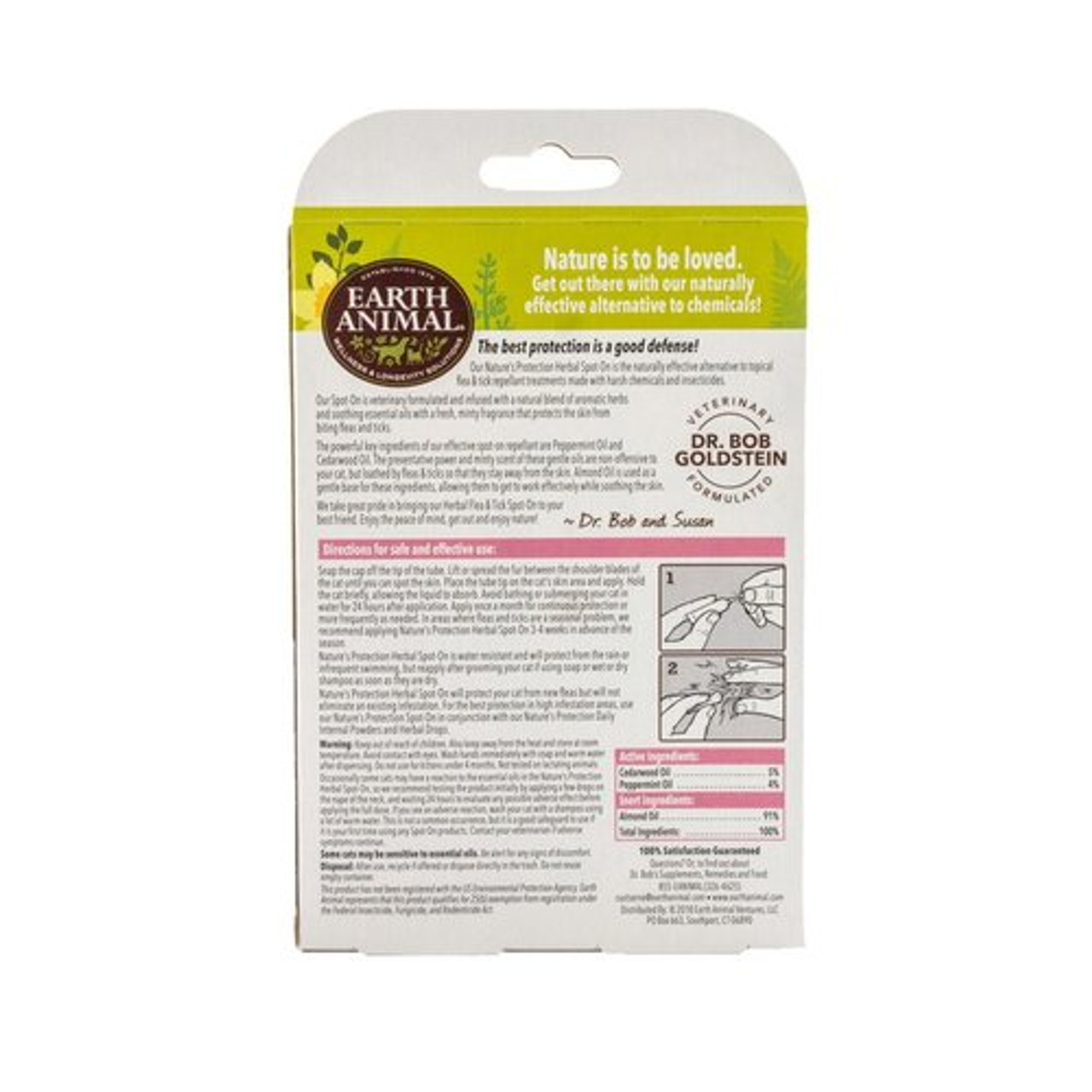 Dr. Bob Goldstein's Nature's Protection Herbal Flea & Tick Spot On for