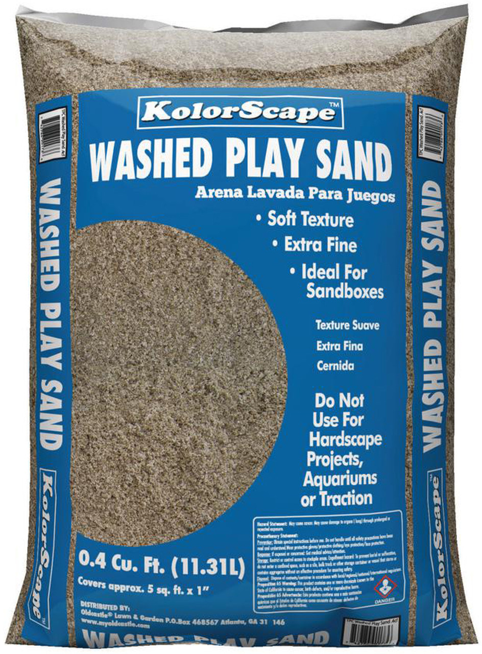 Oldcastle Kolorscape Washed Play Sand 0 4 Cu Ft Oldcastle Kolorscape Washed Play Sand 0 4 Cu Ft