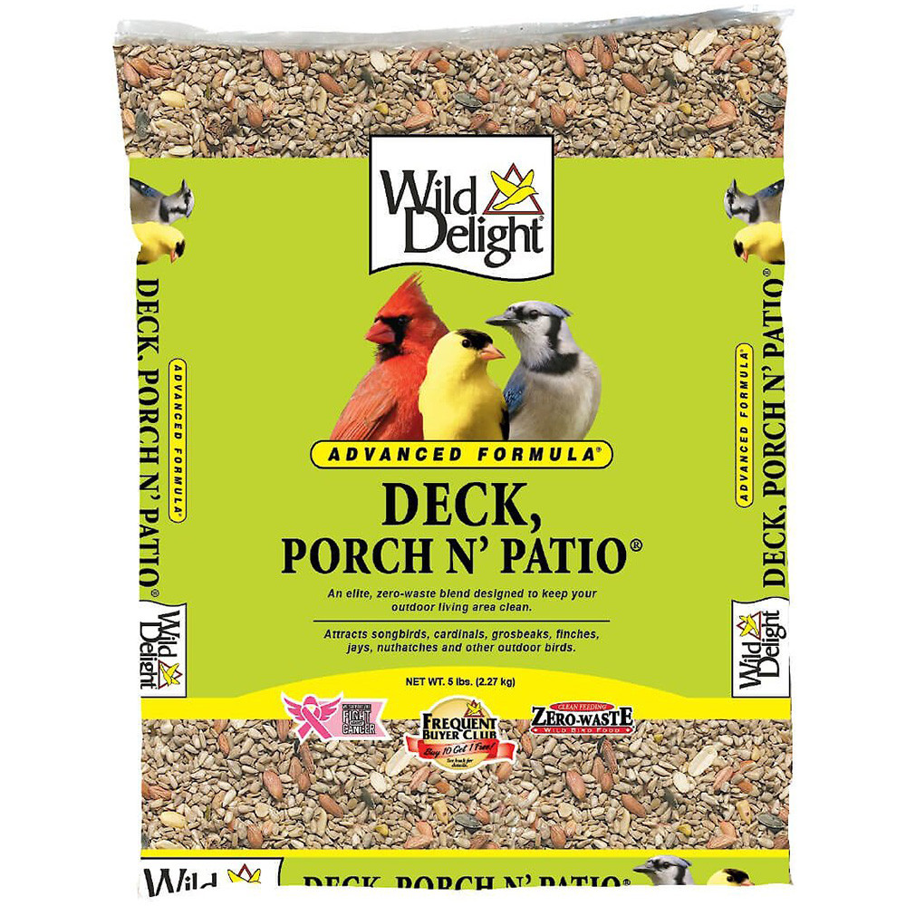 Wild Delight Deck Porch N' Patio Bird Food, 20 lb