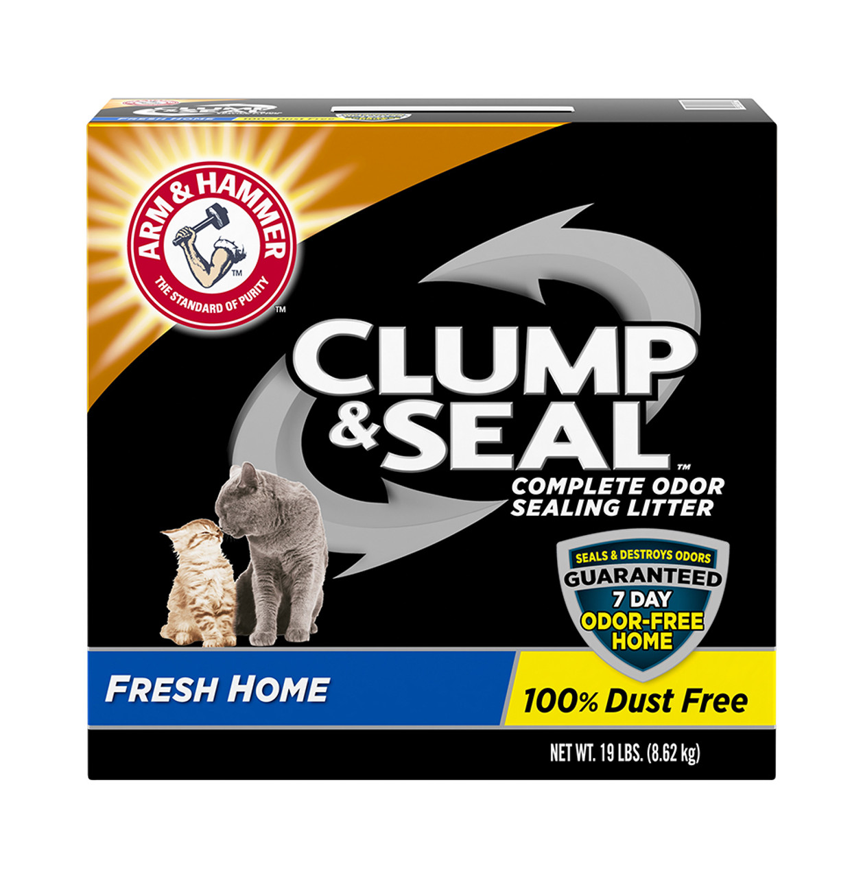 Arm & Hammer Clump & Seal Fresh Home Scent Cat Litter, 19 lb