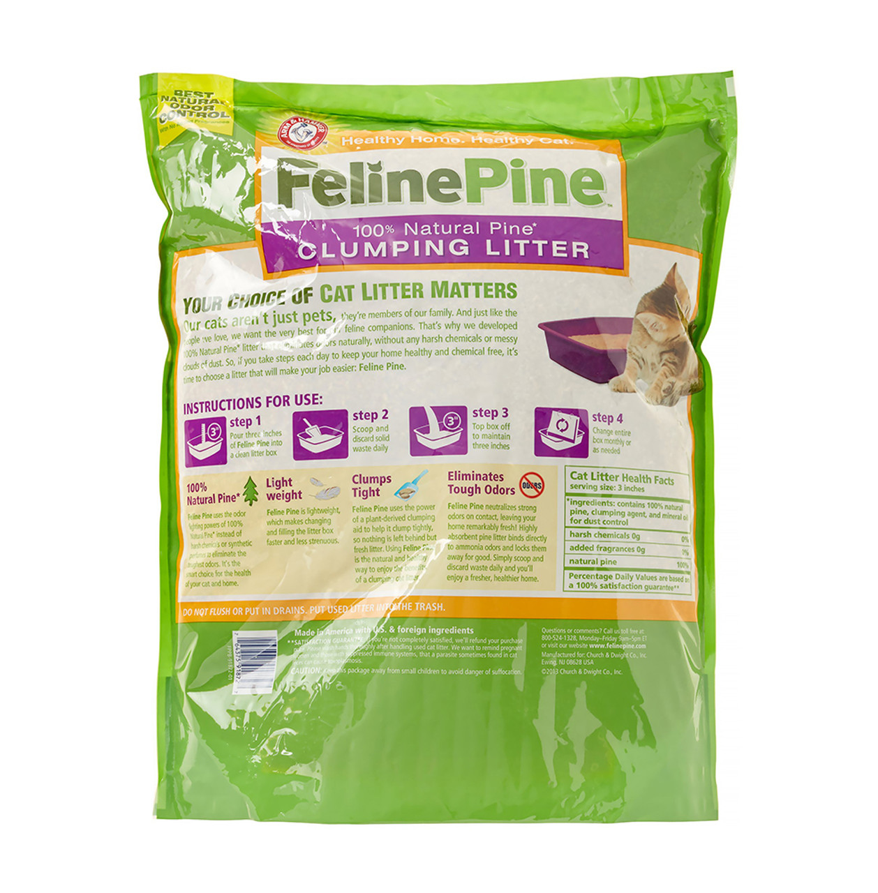 Arm and hammer feline pine litter clearance
