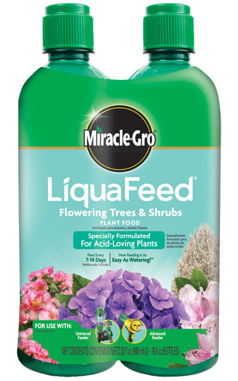 MiracleGro LiquaFeed Flowering Trees & Shrubs Plant Food 16 oz Refill