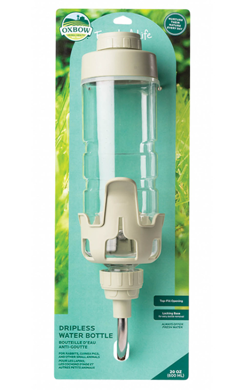 Oxbow Enriched Life Dripless Water Bottle, 20 oz