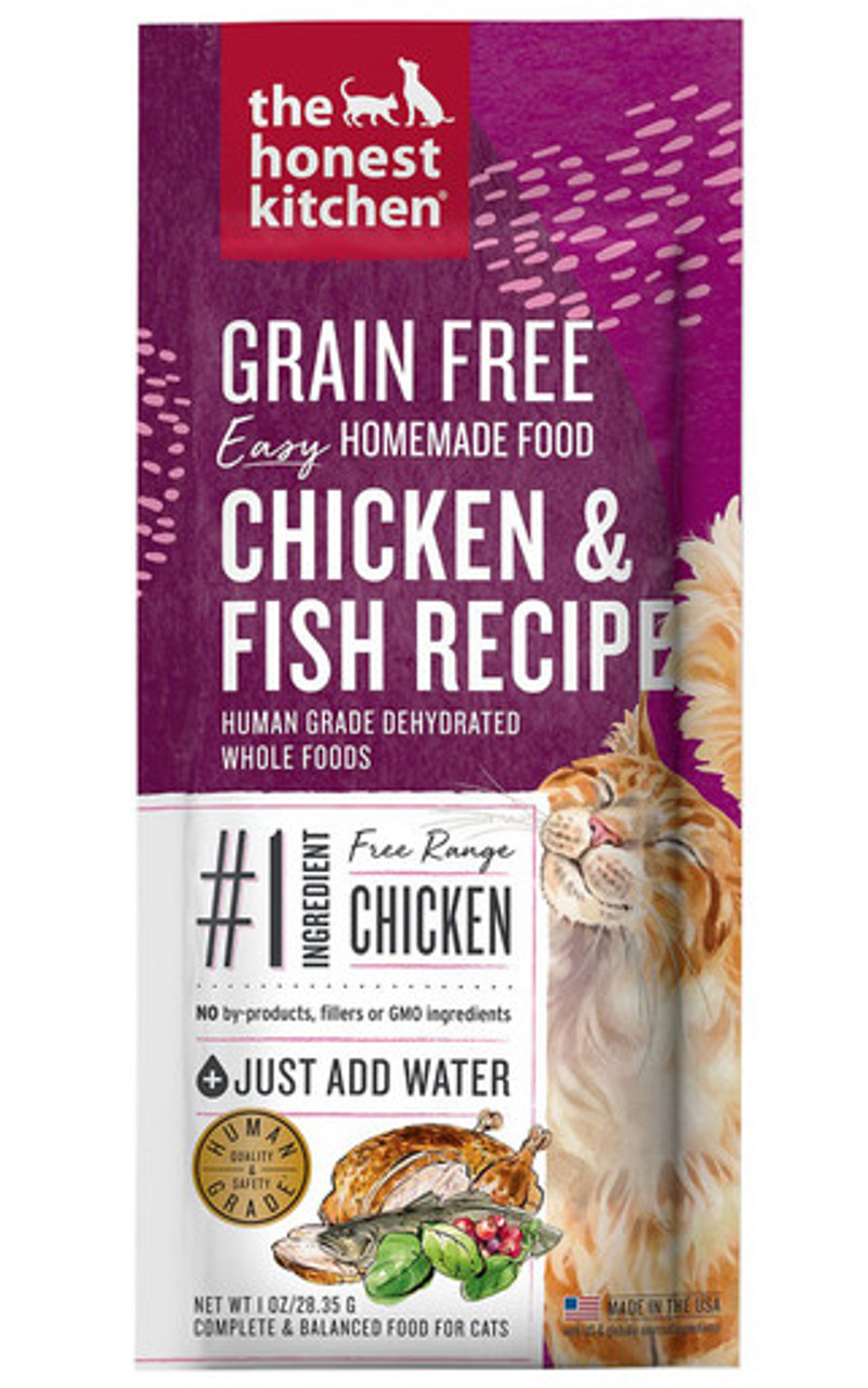 The Honest Kitchen Grain Free Chicken & Fish Recipe Dehydrated Cat