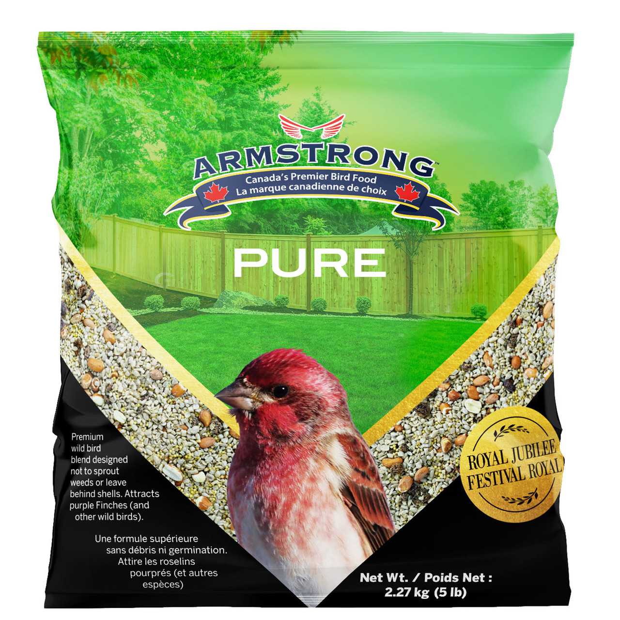 Carthame, nourriture pour oiseaux sauvages, 1.8 kg - Armstrong