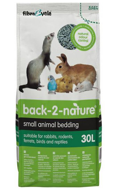 Back 2 Nature Small Animal Biodegradeable Paper Litter, 30 L