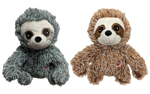 Spot  Assorted 13" Fun Sloth Squeaky Plush Dog Toy