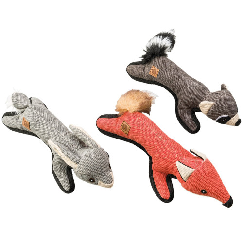 Spot Dura-Fused Hemp Pals Squeaky Dog Toy, Assorted