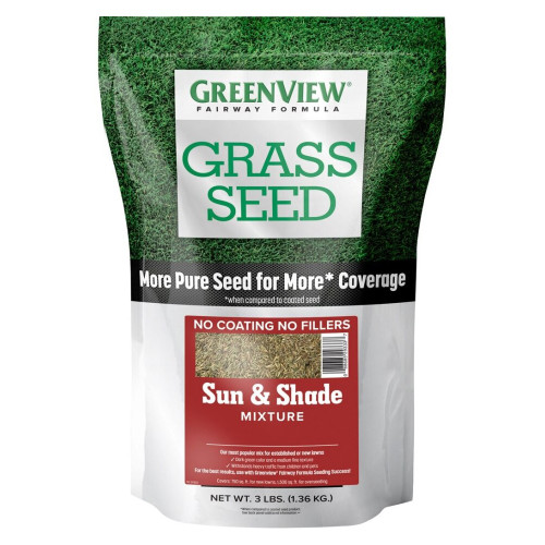 GreenView Fairway Formula Sun & Shade Grass Seed Mixture, 3 lb