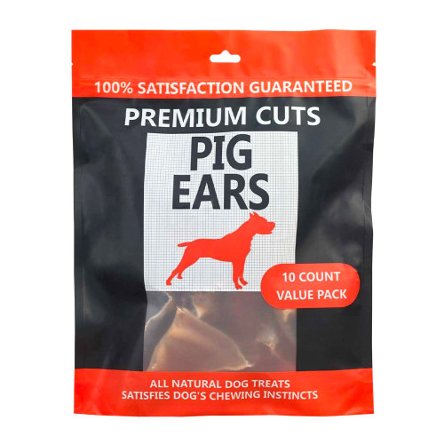 Lennox Premium Cuts Pig Ears, 10 Pack