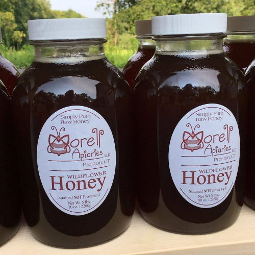 Morell Apiaries Pure Raw Honey, 80 oz