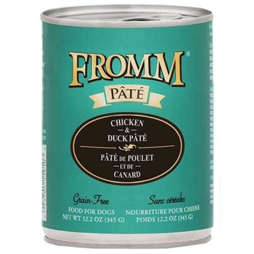 Fromm Gold Chicken with Duck Pate Canned Dog Food, 12.2 oz