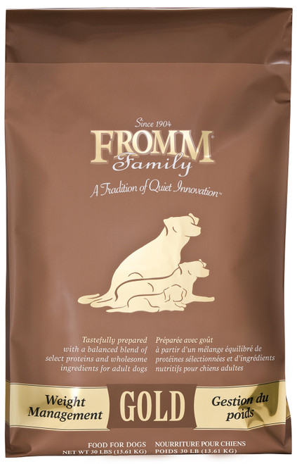 Fromm Gold Weight Management Dog Food, 30 lb