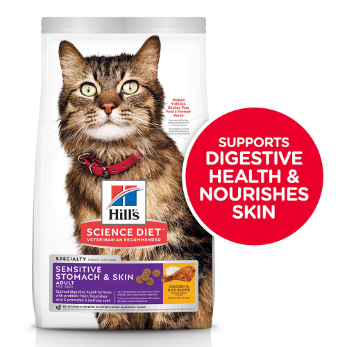 Hill's Science Diet Sensitive Stomach and Skin Adult Dog Food, Chicken Meal and Barley - 4 lb bag