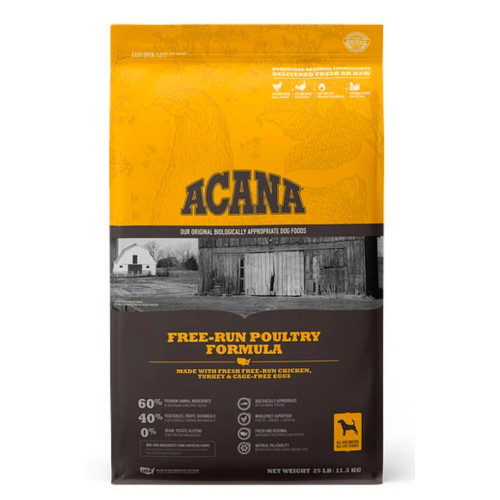 Acana heritage free run poultry dry dog food Clearance