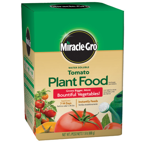 Miracle-Gro Water Soluble Tomato Plant Food, 1.5 lb