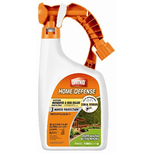 Ortho Home Defense Ready To Spray Hose End Backyard Mosquito & Bug Killer, 32 oz