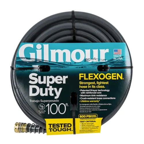 Gilmour 5/8 8 Ply Flexogen Hose, 100 ft