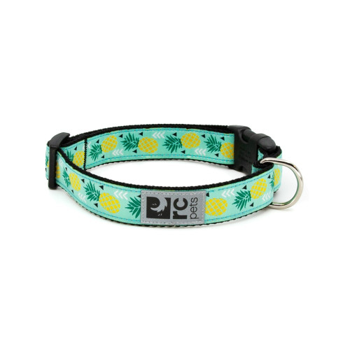 RC Pet Clip Dog Collar Pineapple Parade, XS