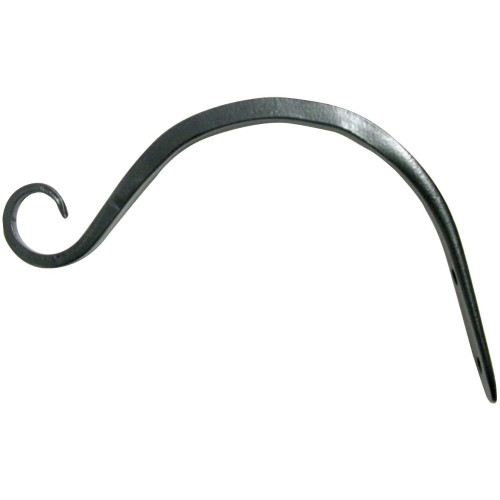 Curved Wrought Iron Upturned Hanger Hook, 9"