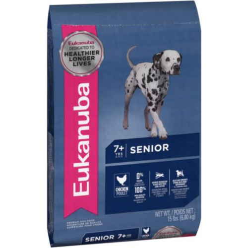 Eukanuba Senior Maintenance Chicken Dry Dog Food, 15 lb