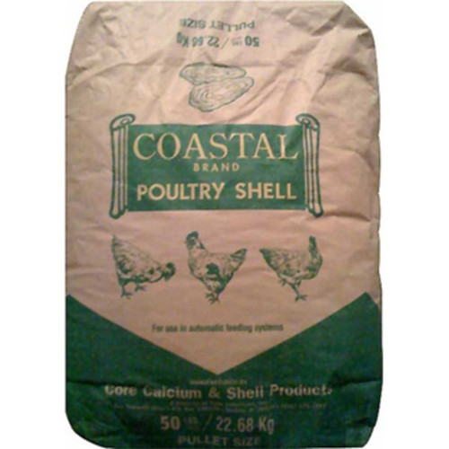 Coastal Brand Oyster Shells Poultry Supplement, 50 lb