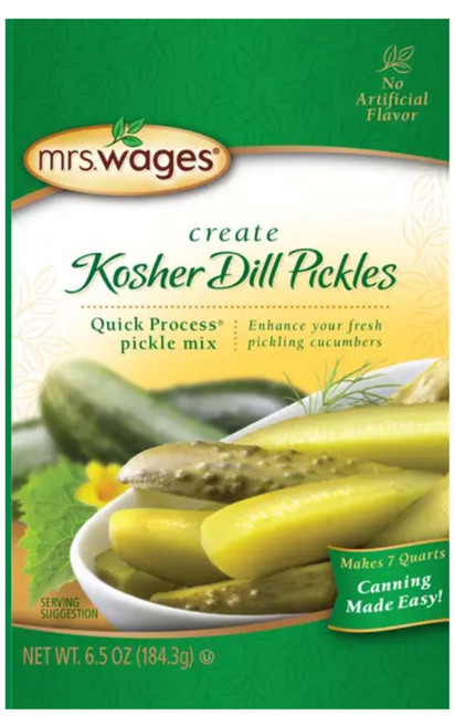 Mrs. Wages Kosher Dill Pickle Mix, 6.5 oz