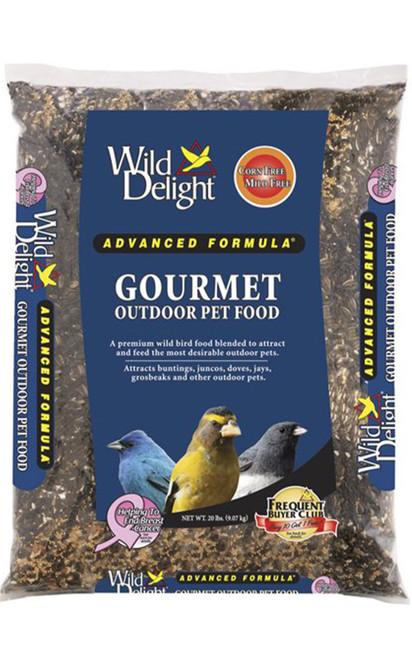 Wild Delight Gourmet Outdoor Bird Food, 20 lb