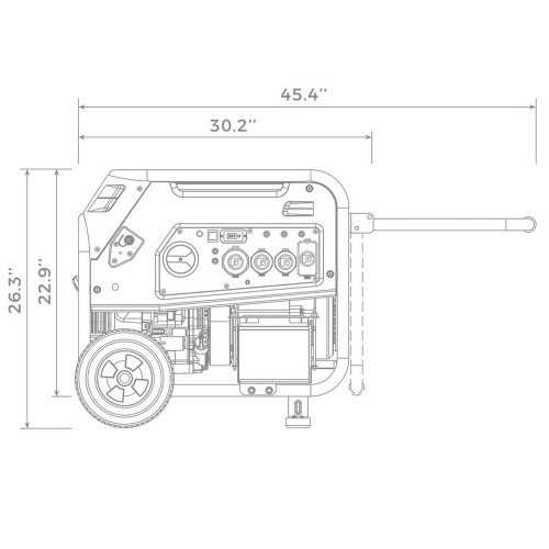 Firman 7500W Hybrid Electric Gas/Propane Dual Fuel Generator