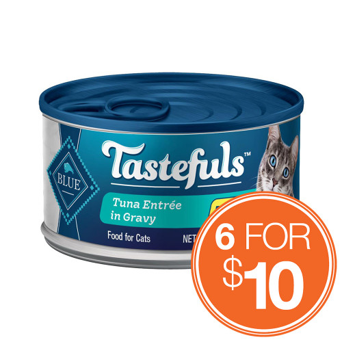 Blue Buffalo Tastefuls Flaked Tuna in Gravy Adult Cat Food, 3 oz