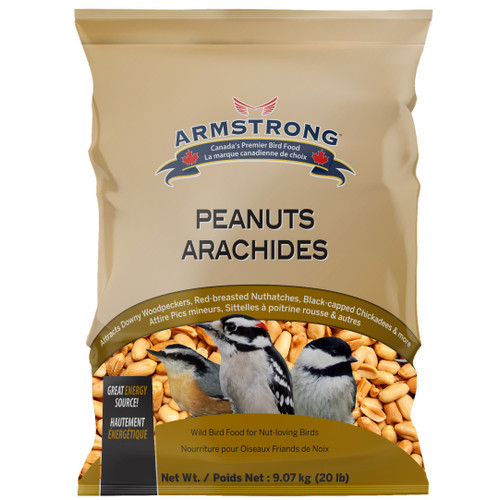 Armstrong Peanut Halves for Wild Birds, 20 lb