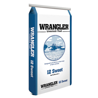 Wrangler 12 Sweet Textured Livestock Feed, 50 lb