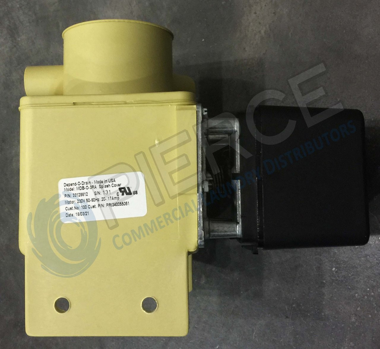 23001244 VALVE, DRAIN (240V-50/60HZ)