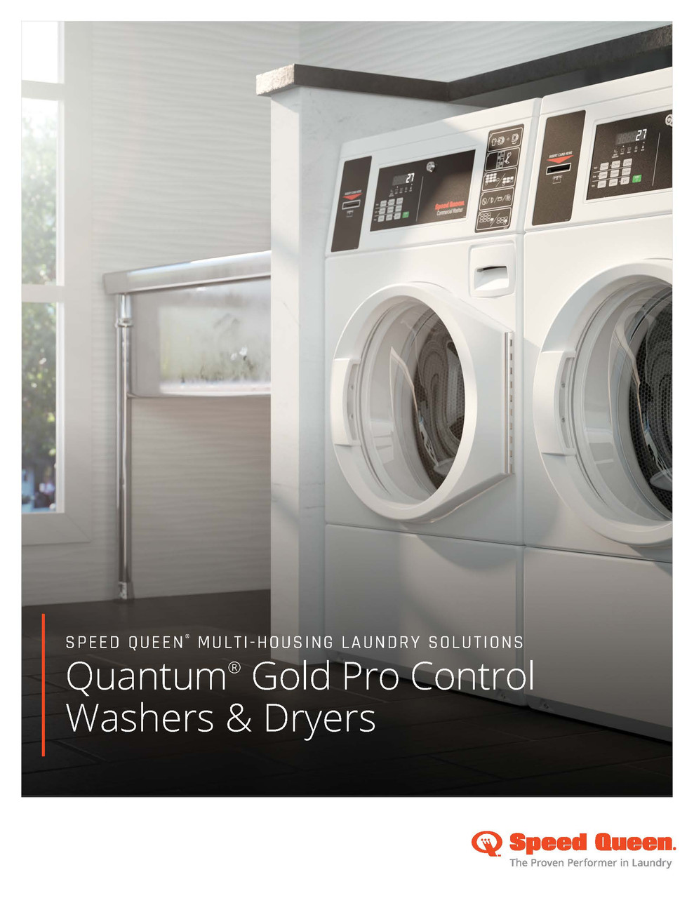 Speed Queen Commercial Multi Housing Top Load Washer With Quantum Gold Pro Control