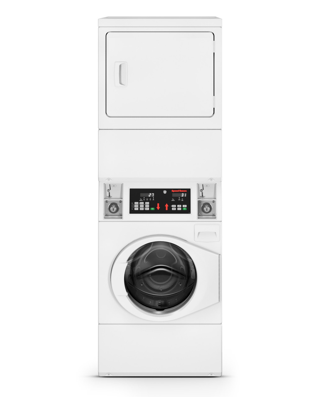 Speed Queen Commercial Multi-Housing Stacked Washer/ Dryers With Quantum Gold Pro Controls