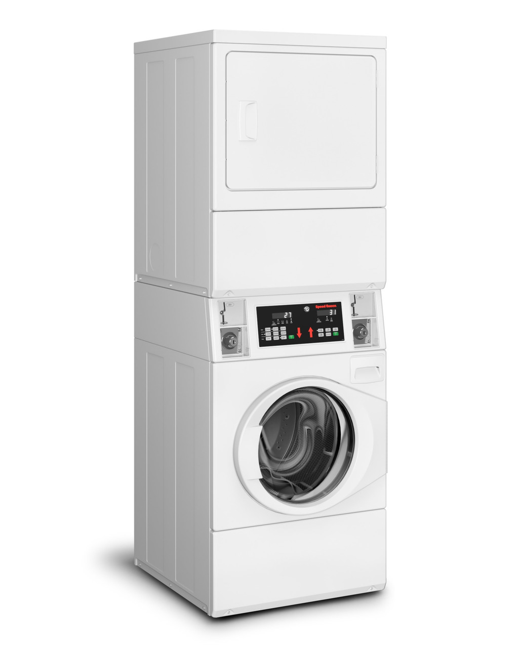 Speed Queen Commercial Multi-Housing Stacked Washer/ Dryers With Quantum Gold Pro Controls