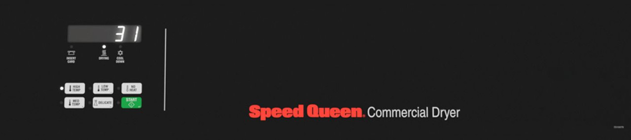 Speed Queen Commercial Multi-Housing Dryer With Quantum Gold Pro Rear Control