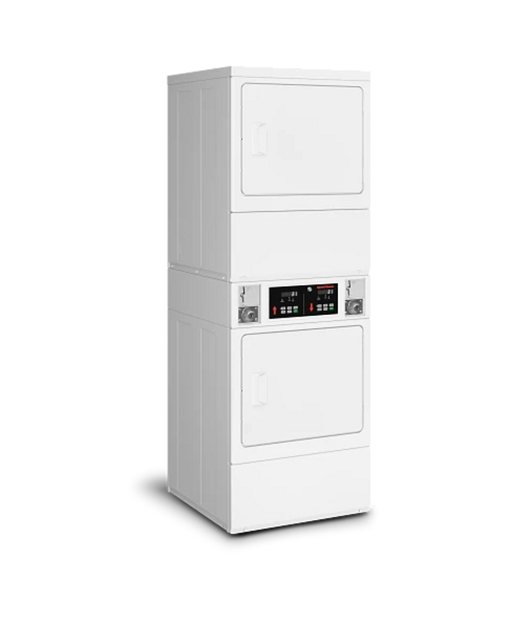 Speed Queen Commercial Multi Housing Stacked Dryer With Quantum Gold Pro Controls