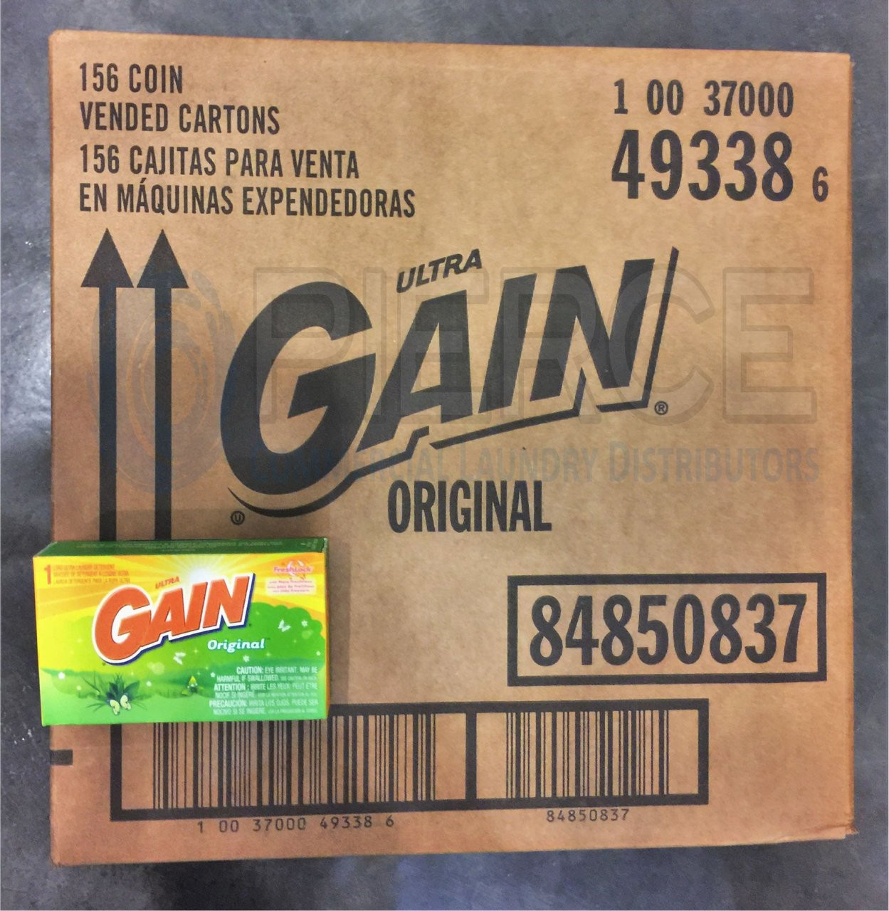 Gain® Laundry Detergent Coin Vend Pierce Commercial Laundry Distributors