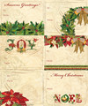 Gift Tag Labels - Boughs of Holly