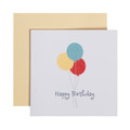 Gift Enclosure Card - Happy Birthday Balloons