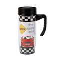 Acrylic Commuter Mug - Driver Applying Lipstick