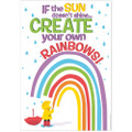 Growth Mindset Create Your Own Rainbows Poster 13" x 19"