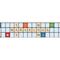 Scrabble™ Letters Extra Wide Die Cut Deco Trim®