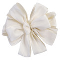 Offray Herringbone Ribbon Antique White