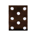 Offray Grosgrain Polka Dots Ribbon Brown