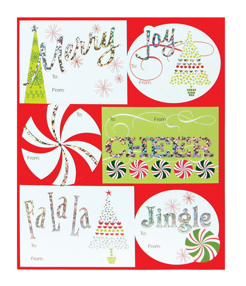 Gift Tag Labels - Twinkle Type