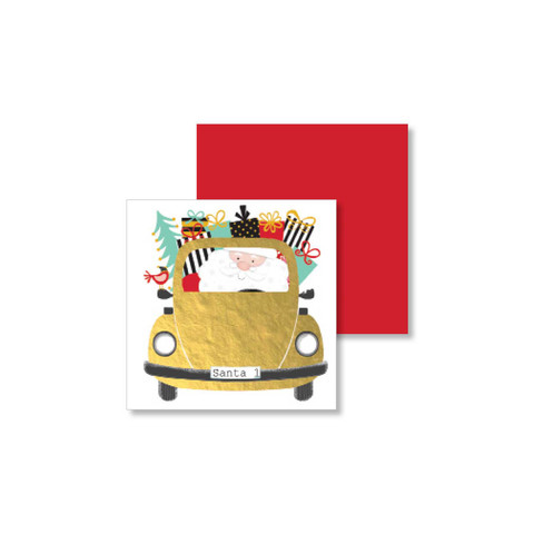 Gift Enclosure Card - Taxi Santa