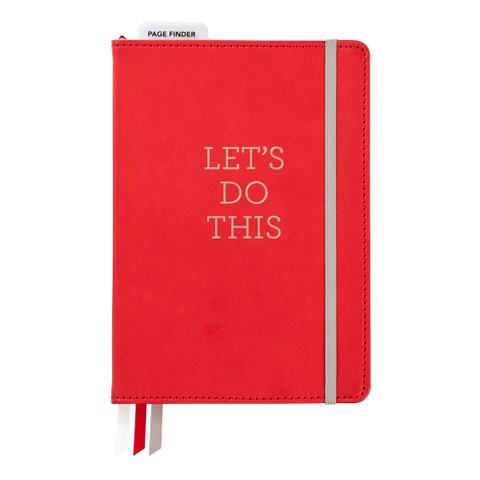 Bulleting Log Journal, 6 x 8 - Red Let's Do This